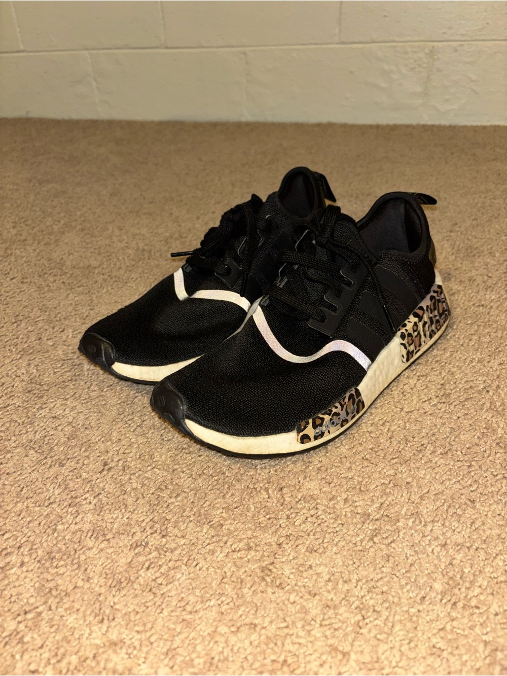adidas Women's NMD Black Leopard
